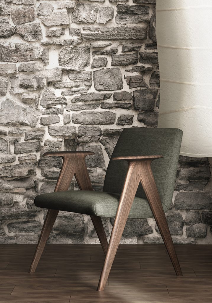 Diseño de producto silla de lujo