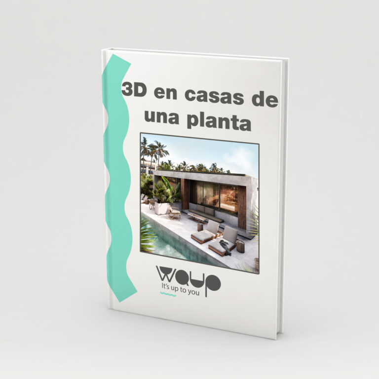 planos en 3D de casas de una planta Portada
